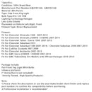 Paar Nebelscheinwerfer Lampen mit Leuchtmittel für Chevy Silverado 2007–2013 getönte Linse