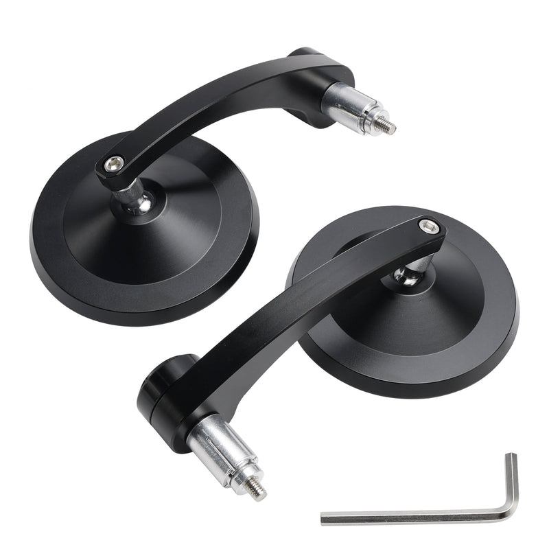 Pár motocyklů kulatý 7/8"" CNC tyčový konec Zpětná boční zrcátka Bobber Cafe Racer