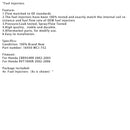 4 piezas 16450-MCJ-752 BOOJAS DE INYECCIÓN PARA HONDA CBR900RR 02-03 CBR954RR 02-06 RVT1000R