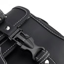 Universal Satteltasche Seite Aufbewahrungstasche Pannier Gepäck Pu Für Motorrad Schwarz