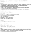 Nebelscheinwerferabdeckung rechts für Jeep Grand Cherokee (2017–2022), Teilenummer: 68335072AA