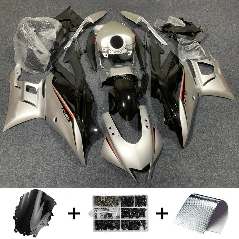 2022-2023 Yamaha YZF-R3 R25 Injection Fairing Set Body Plastic ABS