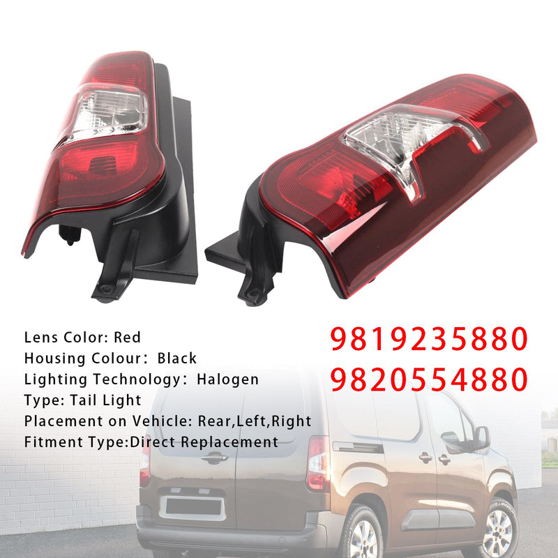 2018+ Citroen Berlingo Links+Rechts Rücklicht Rückleuchte 9819235880 9820554880