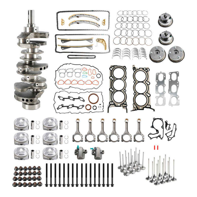 2013-2019 Hyundai KIA Santa Fe 3.3L G6DH Rebuild and Rebuild Kit kampiakselin tangon ajoituksella