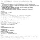 2006–2014 Honda Ridgeline Vorderradnabe und Lager 44300-SJC-A01