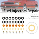 6 peças Injetor de combustível O-ring Filtro de vedação Audi 80 90 100 A4 A6 A8 2.4 2.6 2.8