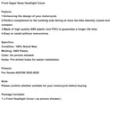 Frontverkleidung mit Scheinwerferabdeckung für Honda ADV350 (Modelljahre 2022–2025)