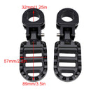 Universella fotstöd framtill, lämpliga för motorcyklar med 1,25 tum pinnar