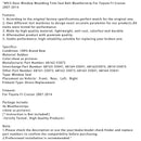 2007–2014 Toyota FJ Cruiser 4-teiliges Fensterleisten-Dichtungsband