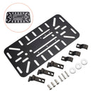 Universeller symmetrischer Seiten-Satteltaschen-Montagehalterungssatz Schwarz für Motorräder