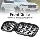 2022-2025 BMW X3 G01 X4 G02 Diamant Front Stoßstange Nieren Kühlergrill Chrom