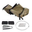 Seitenhecktasche Satteltasche Farblich passendes Gepäck 86L Grün Für Roller Motorrad