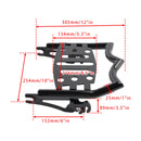 2009–2012 Road King Custom Flhrs/I Brovable Luggage Rack, Glossy