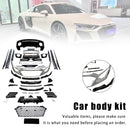 Adecuado para Audi R8 4S (2016–2020), actualización 2021–2024, kit de carrocería de fibra de carbono, parachoques