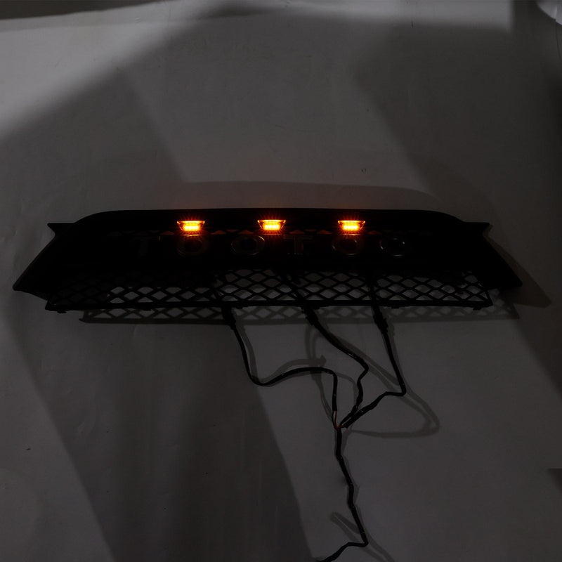 TRD Pro Style Frontstoßstangengrill passend für Toyota 4Runner 2010-2013, Mattschwarz