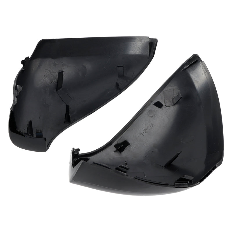 07/2006-05/2015 Peugeot 207 Hatchback Side Mirror Covers Rearview Housing Bright Black 9680194877 Generic