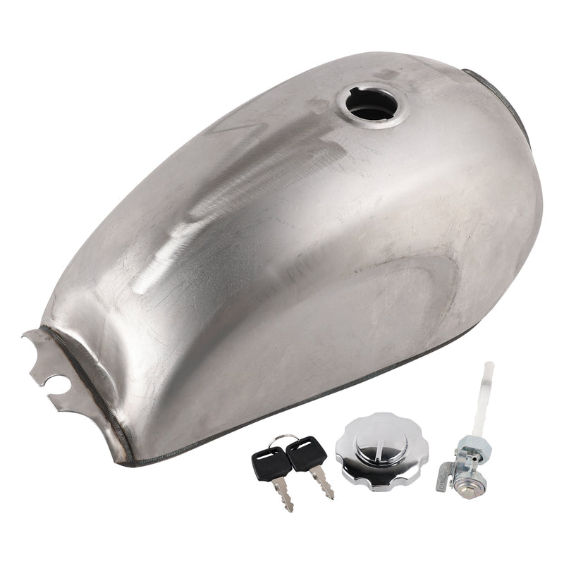 Unlackiert Motorrad Kraftstoff Gas Tank Für CFmoto Mandrill Cafe Racer 2,4 Gallonen 9L