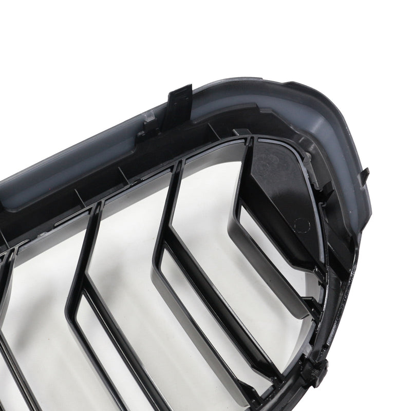 2017–2020 BMW 5 -sarja G30 G31 Doublellame Front Munuaisten säleikkö, kiiltävä musta