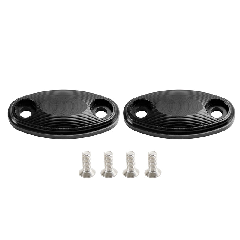 TAPAS DE AGUJEROS DE PLACAS DE BLOQUEO DE ESPEJOS DE ALUMINIO PARA HONDA CBR 650 FR 2014-2019