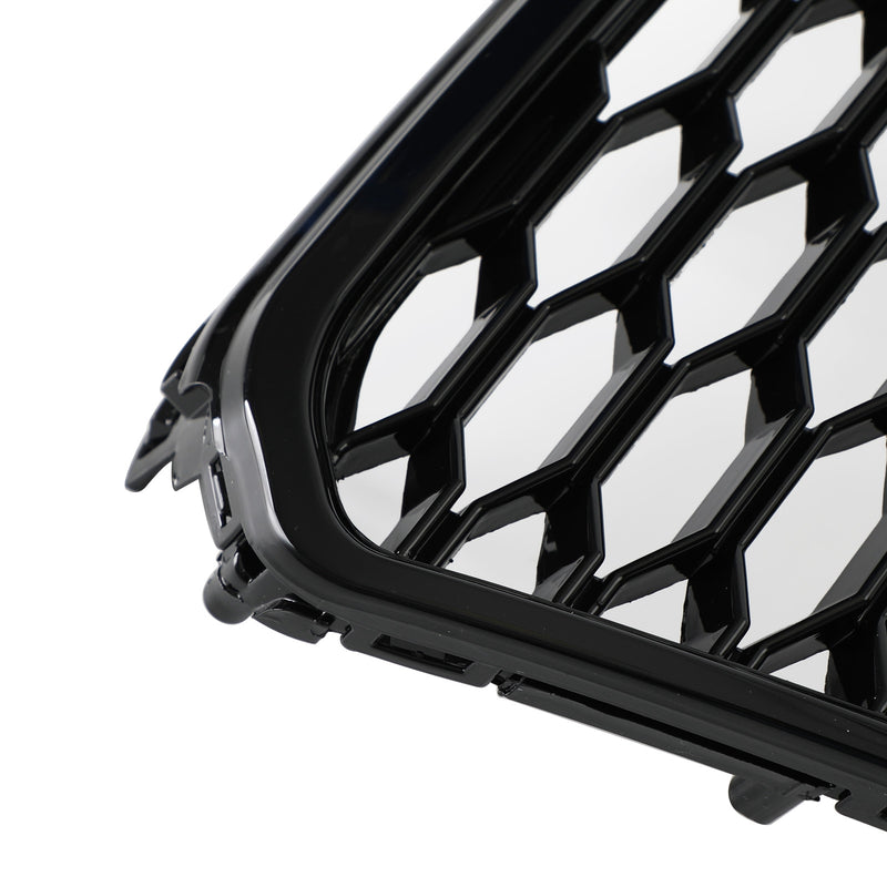 Parrilla hexagonal de malla deportiva tipo panal estilo RS7, compatible con Audi A7/S7 2012-2015, color negro