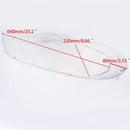 2007–2013 BMW X5 E70 2 Stück klare Scheinwerferlinse Abdeckung Scheinwerfer links + rechts