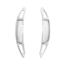 Lenkradschaltwippen für Renault Arkana 2021-24, Aluminium Silber
