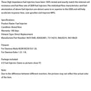 4 STÜCKE Kraftstoffinjektor 96620255 Passend für Chevrolet Fit Daewoo Matiz 0.8L 1.0L 96518620