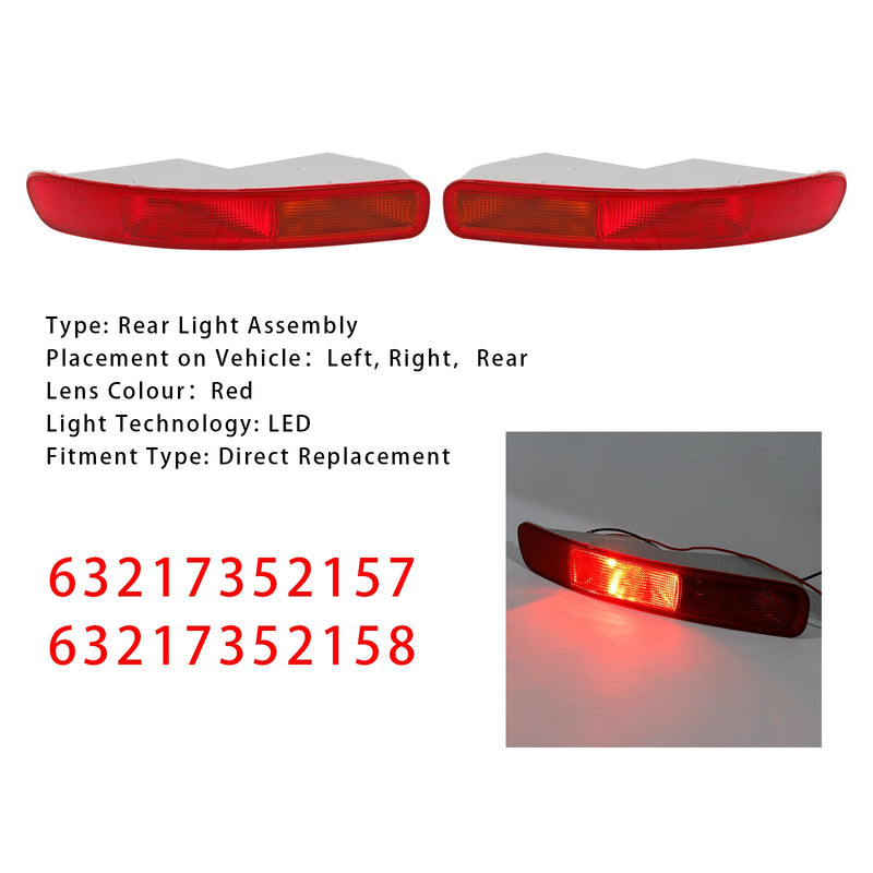 2016–2024 MINI Clubman F54 links + rechts LED Heckstoßstange Licht 63217352157 58