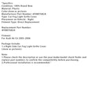 2005-2008 Audi A6 C6 Auto Oikealta puolelta sumuvalojen jäähdyttimen säleikkö 4F0807682A