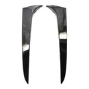 2011–2017 BMW X3 F25 schwarz glänzend Paar Heckscheibe Seitenflügel Spoiler