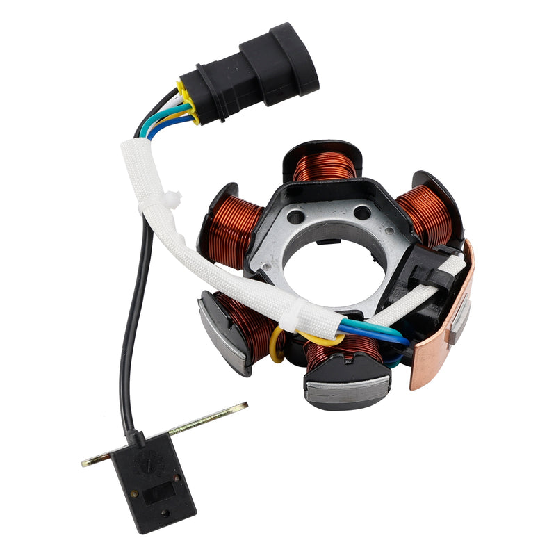 6-napainen STATORMAGNETI 639865 Piaggio Zip Sp Tph Tphoon NRG Power MC3 50CC 2T