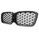 2022-2025 BMW X3 G01 X4 G02 Diamant Front Stoßstange Nieren Kühlergrill Chrom