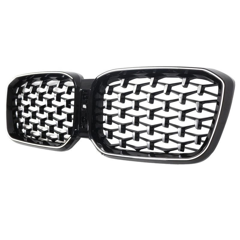 2022-2025 BMW X3 G01 X4 G02 Diamant Front Stoßstange Nieren Kühlergrill Chrom