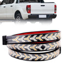 Car Truck LED TailLight Strip Turn Signal Lamp Flowing Dynamic Fish Bone 1.2 meters