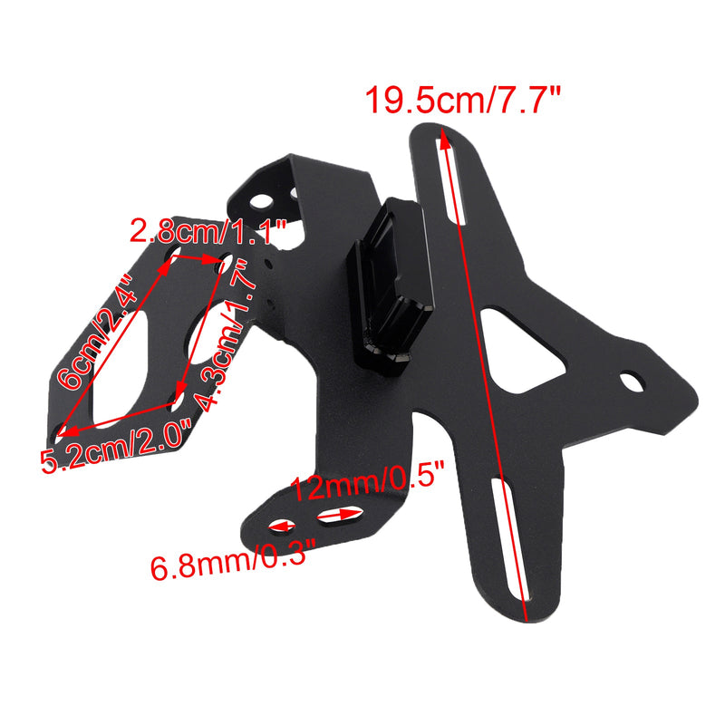 Kennzeichenhalterungsrahmen passend für Street Triple 765 R/RS 2020-2025