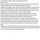 Profesjonelt laservisirsett, flere kaliber, forbedret rød bore sighter