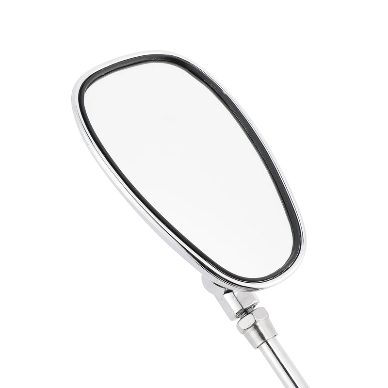 Paar schwarze M10-Rückspiegel für Yamaha V-Star XVS650 1998-2004 XVS1100 00-09