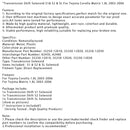 2003-2006 Toyota Corolla 1.8L vaihdelaatikko Magnet S1 & S2 & SL 35250-12010 35250-12020