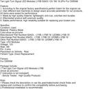 Billage Ligher LED Módulos LY5B 00A03 12V 3W 18-2pin para osram