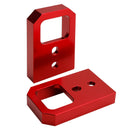 Abschlepphaken vorne für Toyota Tacoma 2024–2026 und 4Runner 2025–2026, rot, links und rechts