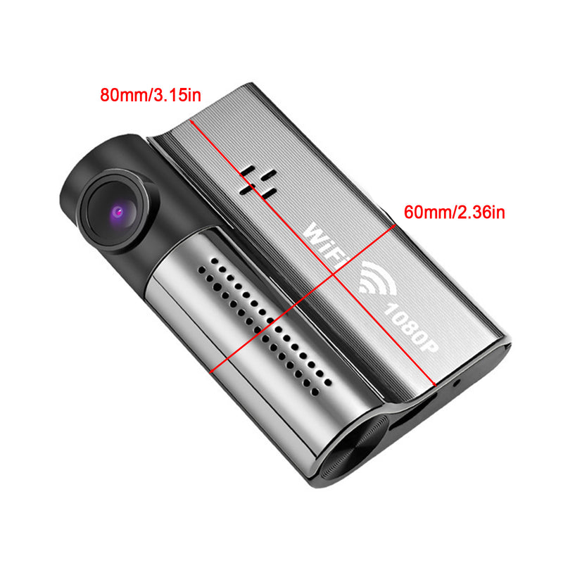 1080P Dash Cam Wifi App Video DVR Recorder Driving Hidden Kamera Night Vision