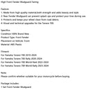 Hög Fender-beklädnad framtill för Yamaha Tenere 700 2019-2024