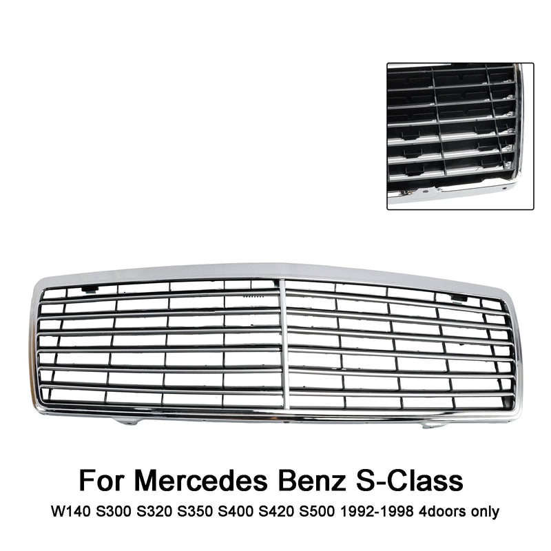 1992-1998 Mercedes Benz S-Klasse W140 Chrom-Frontstoßstangengrill