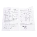 Rolling Library Sliding Ladder Hardware Kit med broms 3,3 ft rund rör