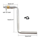 Truck Camper Kurbelgriff für Slide-in Truck Camper mit 10-Zahn-Getriebe am Ende