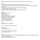 2008-2013 Nissan X-TRAIL T31 High Brake LED-ljus bak tredje bromslampa