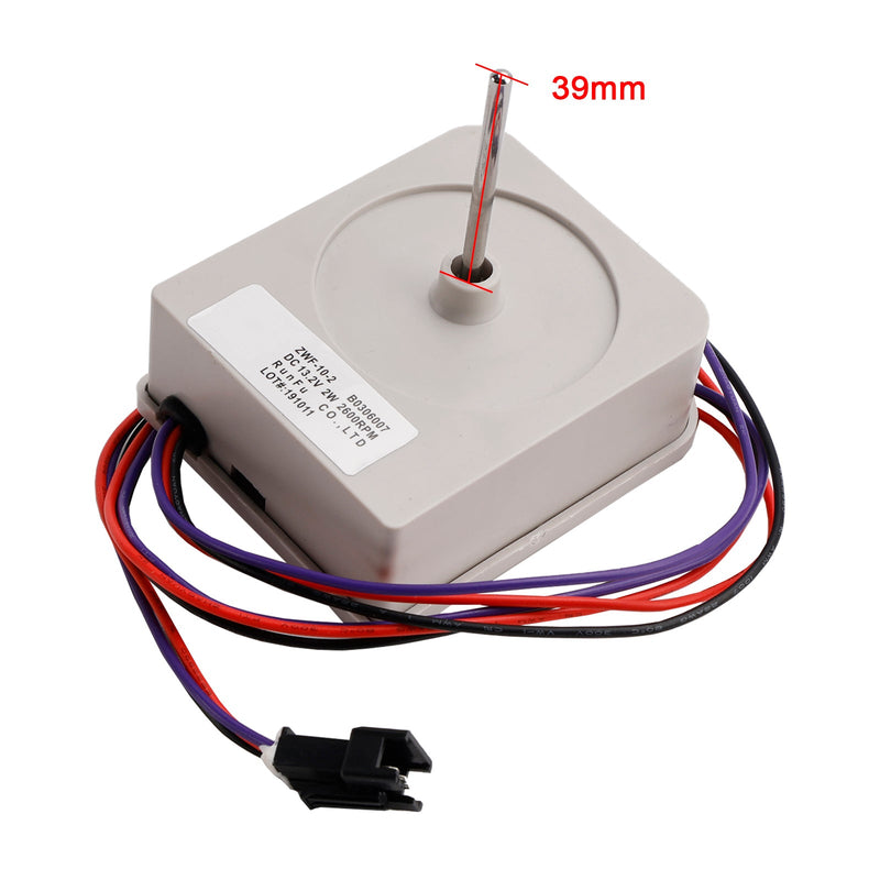 ZWF-10-2 B03081032 Motor de ventilador evaporador para Meiling & Ronshen Double Door