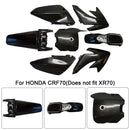 HONDA CRF70 DIRT BIKE Karosserie Kunststoff Kit Kotflügel Verkleidung