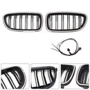 01.2009-10.2016 BMW 5 Série F10 Limousine ledviny Shock Bar Grill, černý lesklý, 51137203649, 51137203203