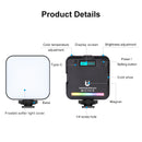 W64 RGB LED Videoleuchte Fülllicht Videokamera Handy Live Beauty Outdoor